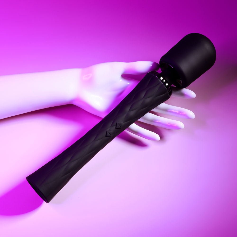 Playboy Pleasure Royal Massage Wand - Black