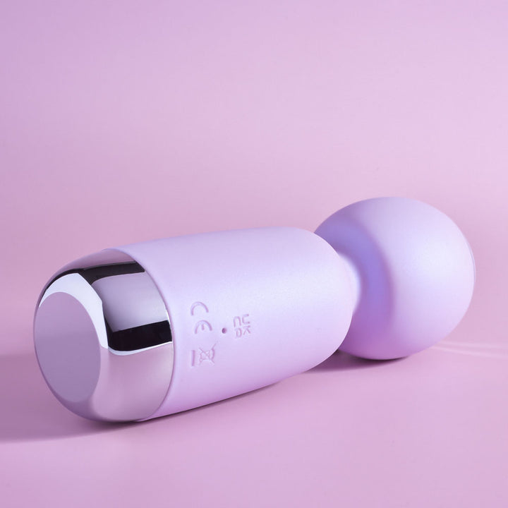 Playboy Pleasure Royal Mini Wand Vibrator - Lilac