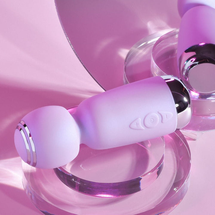 Playboy Pleasure Royal Mini Wand Vibrator - Lilac