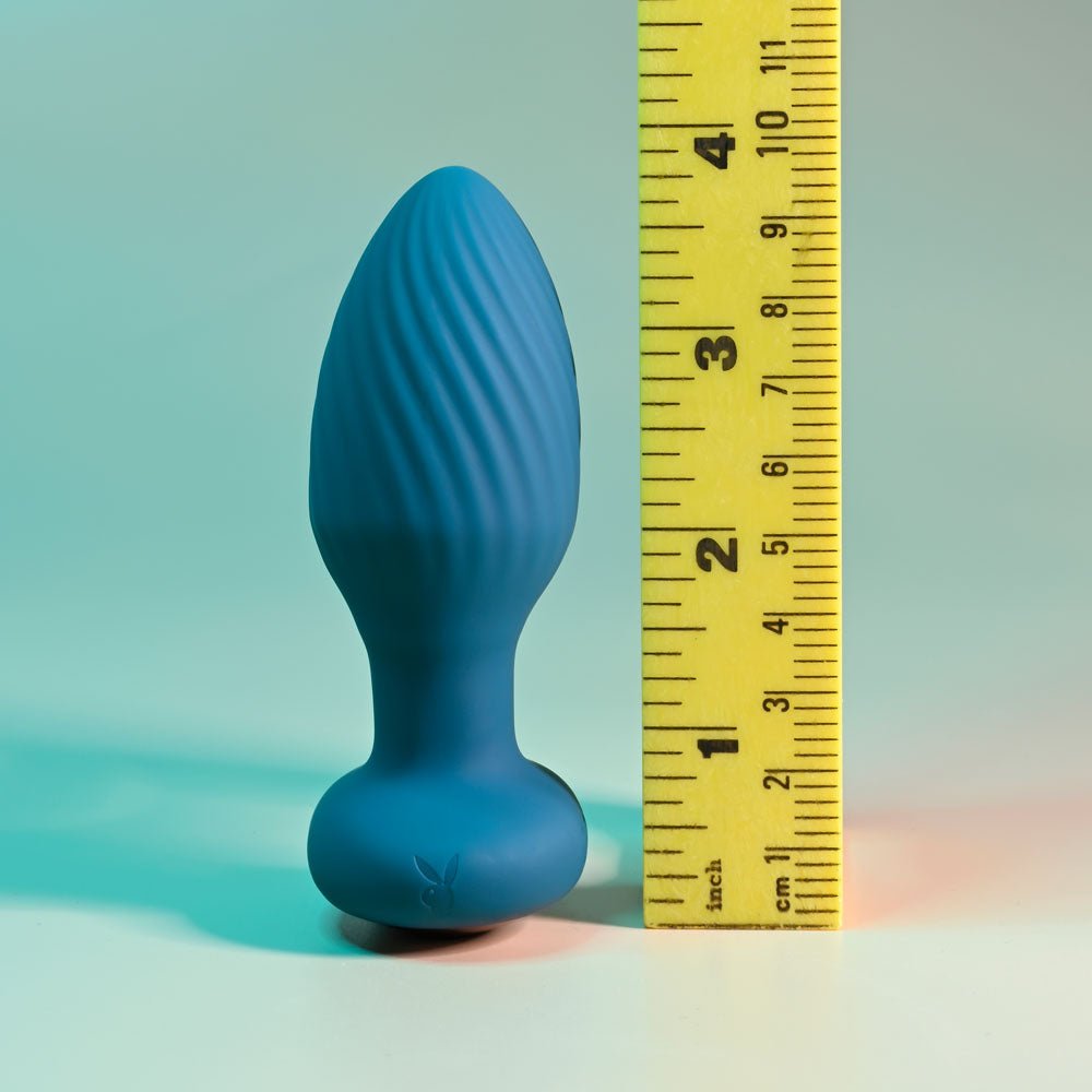 Playboy Pleasure Spinning Tail Teaser - Rotating Butt Plug With Wireless Remote