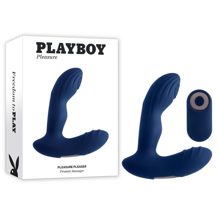 Playboy Pleasure Pleaser - Vibrating Prostate Massager with Remote Control