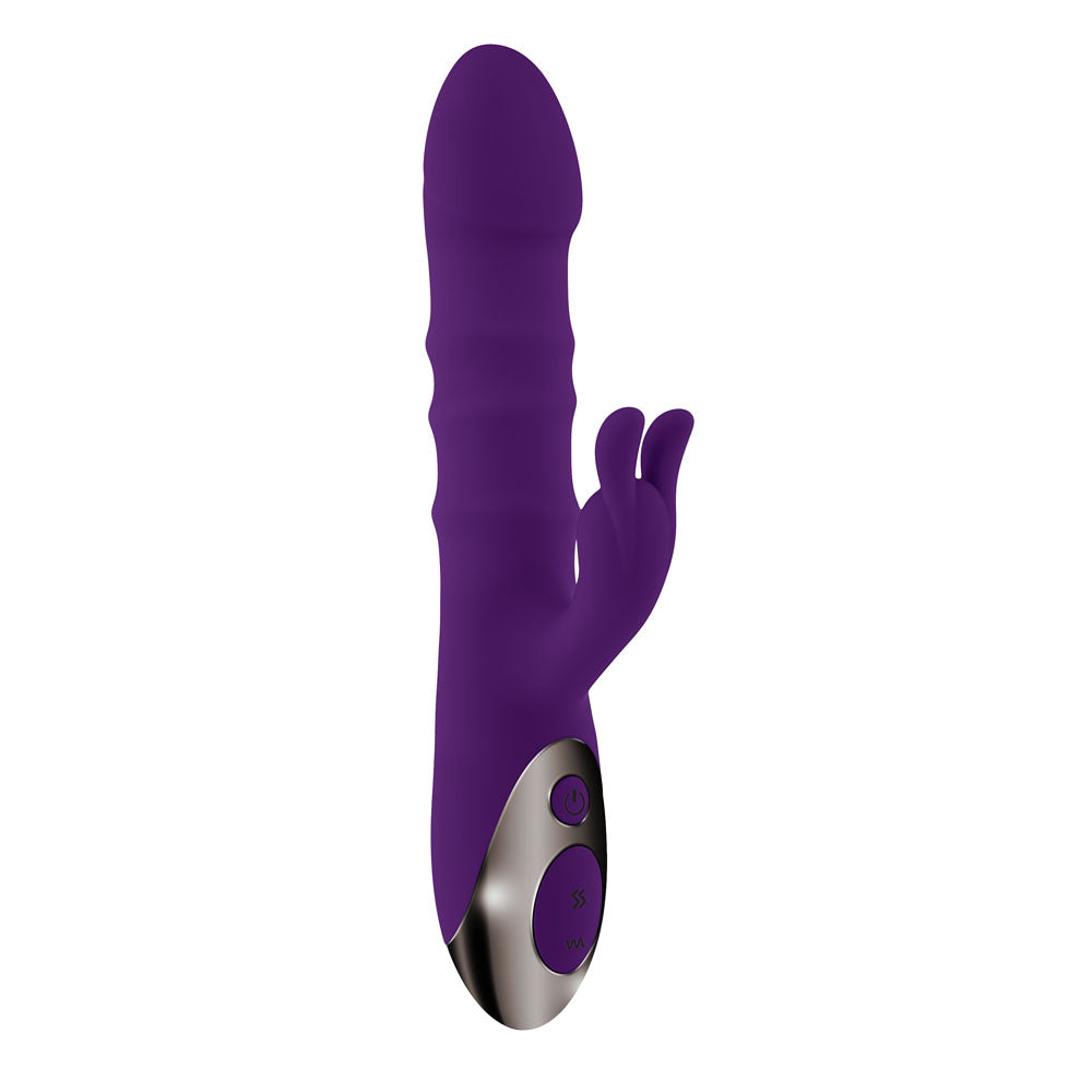 Playboy Pleasure Hop To It Rabbit Vibrator - Purple