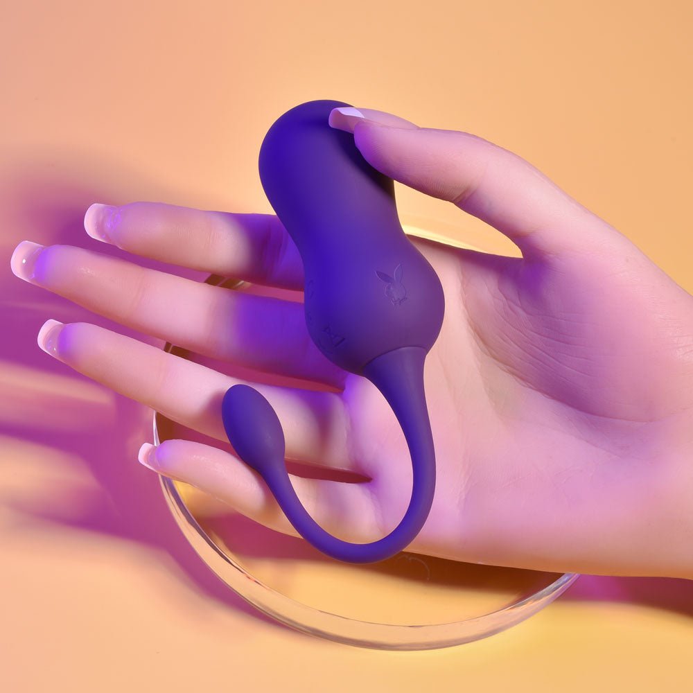 Playboy Pleasure Double Time - Purple Vibrating Kegel Balls