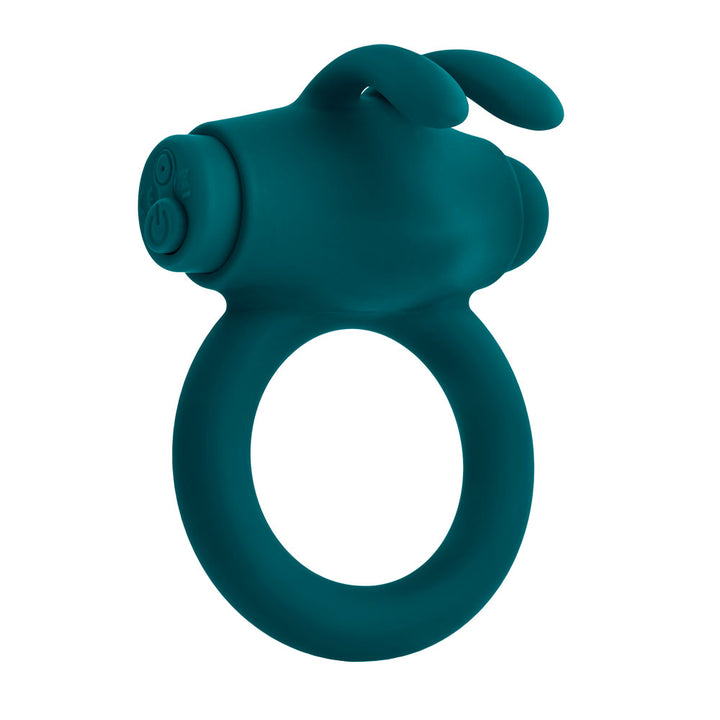 Playboy Pleasure Bunny Buzzer - Vibrating Cock Ring - Green