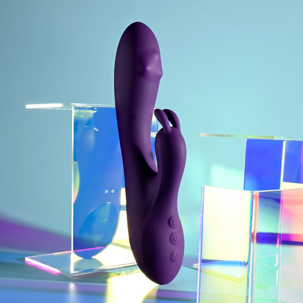 Playboy Pleasure On Repeat Rabbit Vibrator - Purple