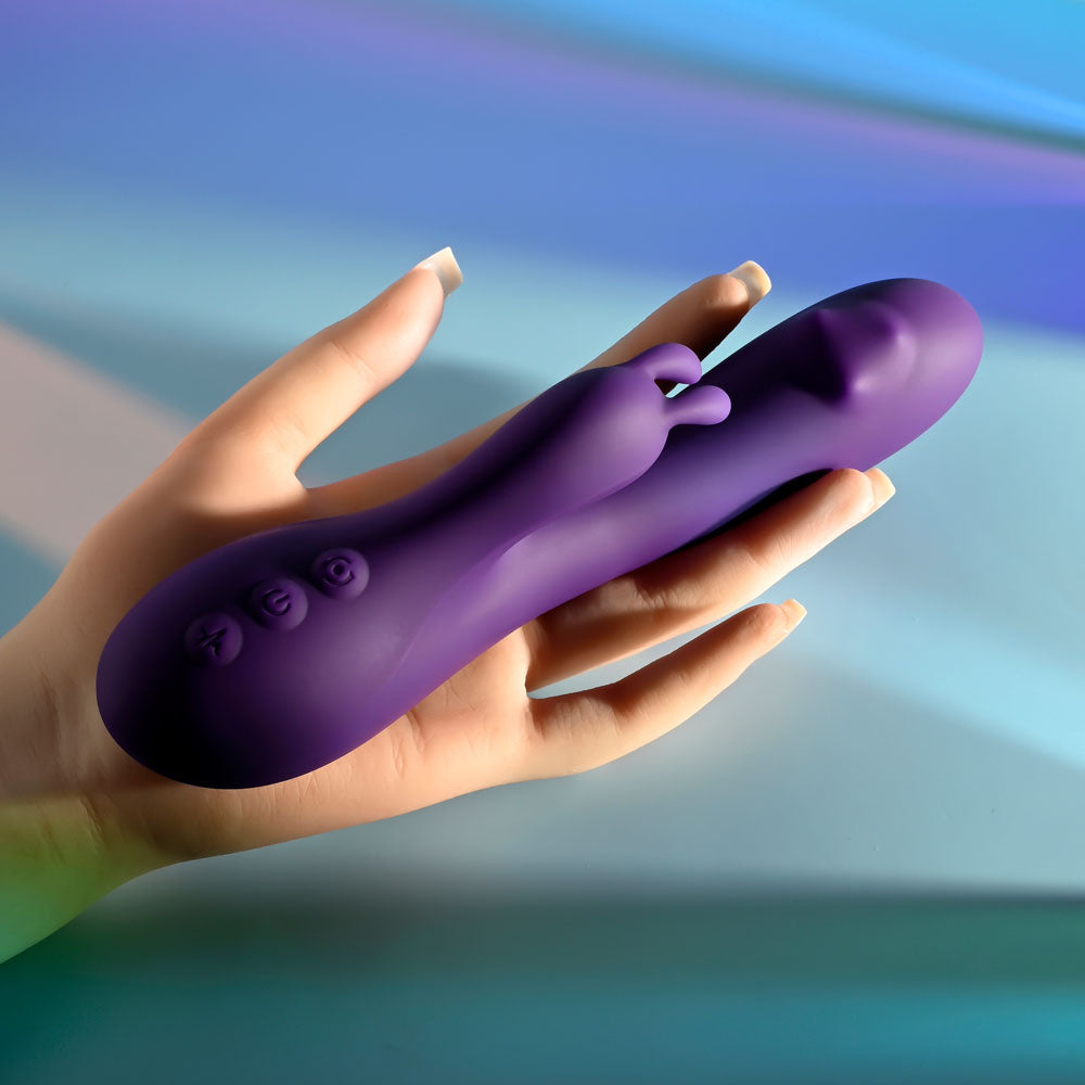 Playboy Pleasure On Repeat Rabbit Vibrator - Purple