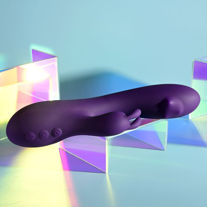 Playboy Pleasure On Repeat Rabbit Vibrator - Purple