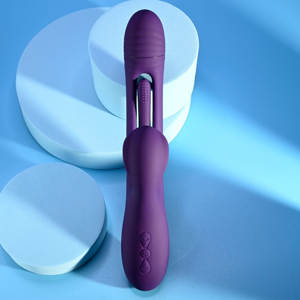 Playboy Pleasure The Thrill Rabbit Vibrator - Purple