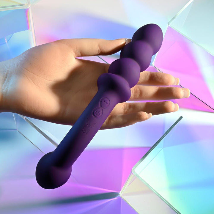 Playboy Pleasure The Seeker -  ouble Ended Vibrator - Purple