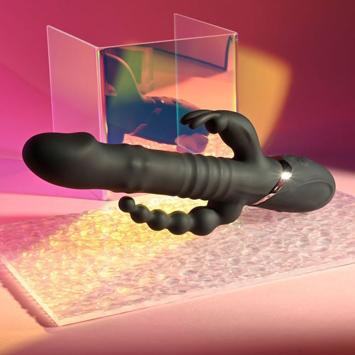 Playboy Pleasure Big Bunny Energy Vibrator with Anal Beads