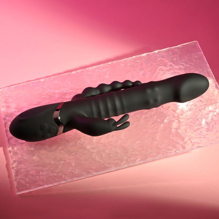 Playboy Pleasure Big Bunny Energy Vibrator with Anal Beads