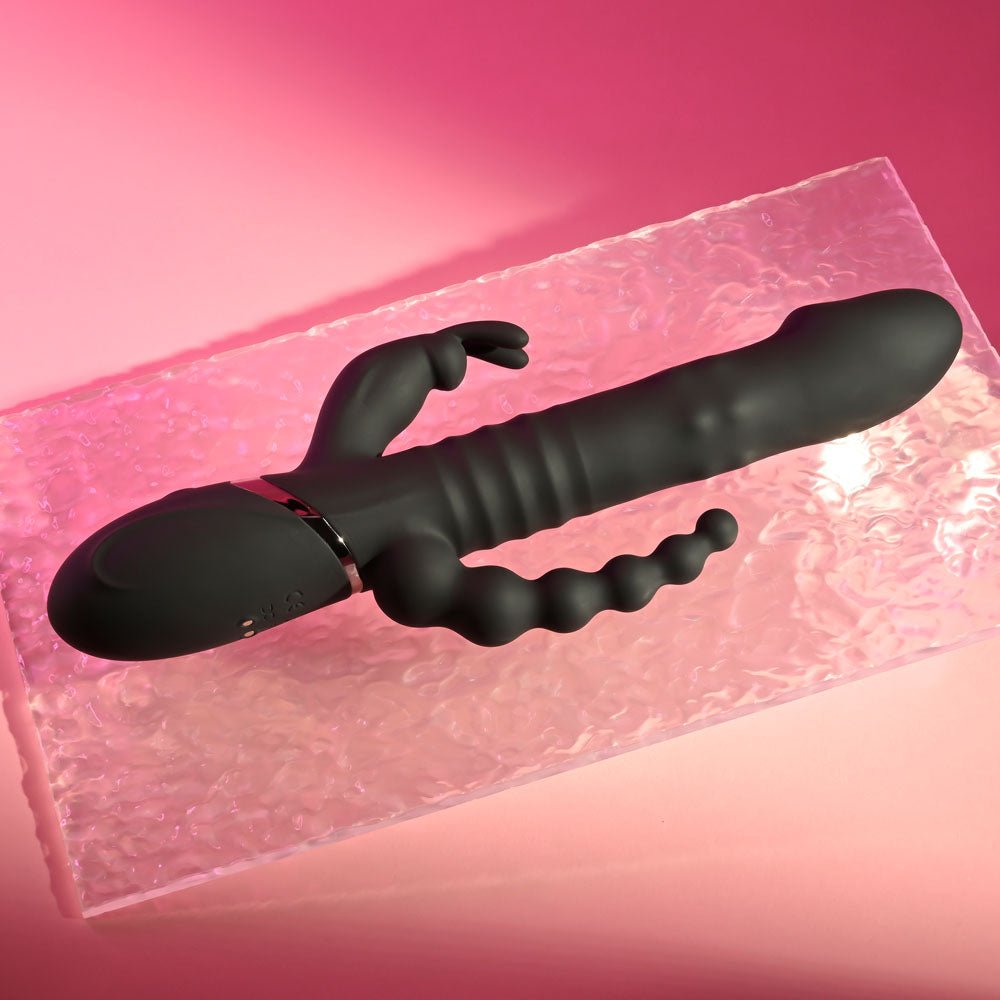 Playboy Pleasure Big Bunny Energy Vibrator with Anal Beads