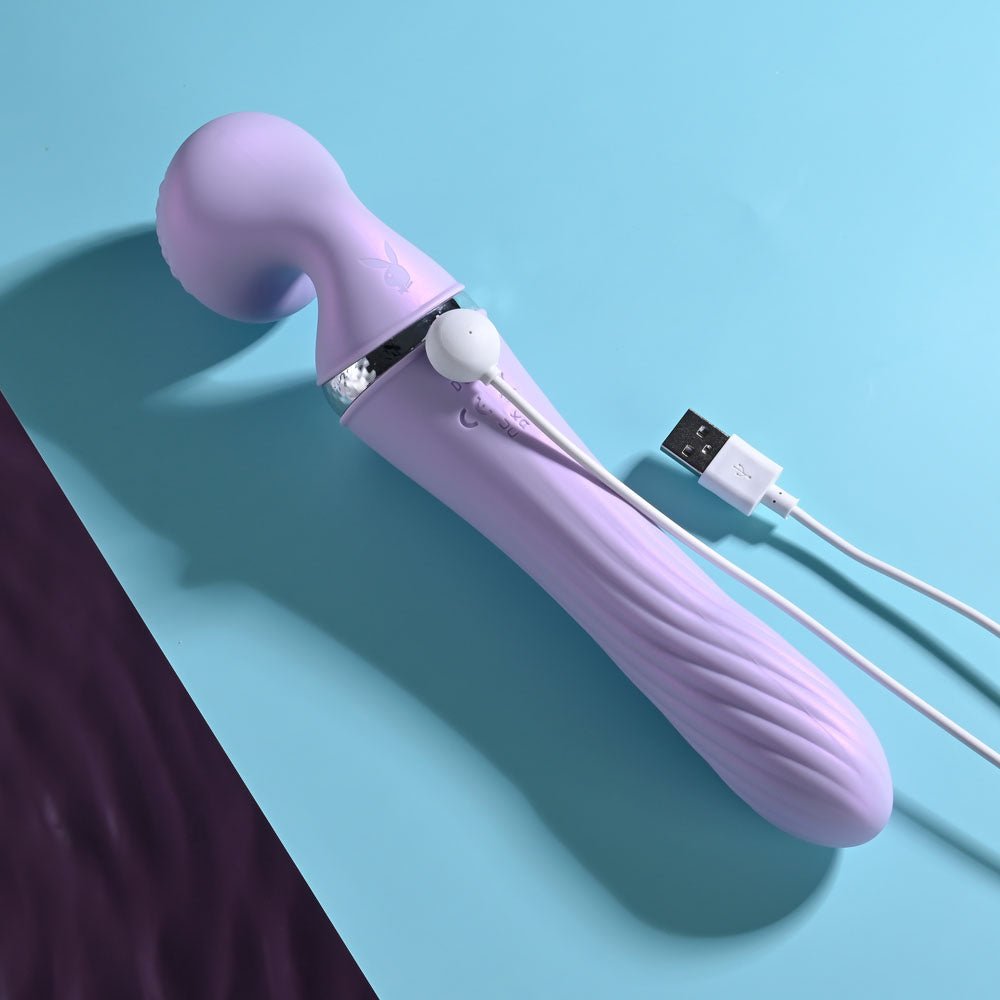 Playboy Pleasure Vibrato Massage Wand - Lavender