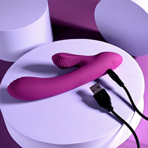 Playboy Pleasure Bitty Bunny - Rabbit Vibrator - Purple