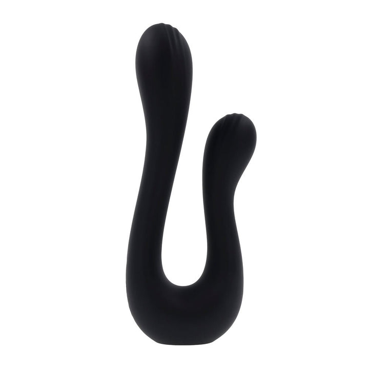 Playboy Pleasure The Swan - Dual Ended Vibrator - Black