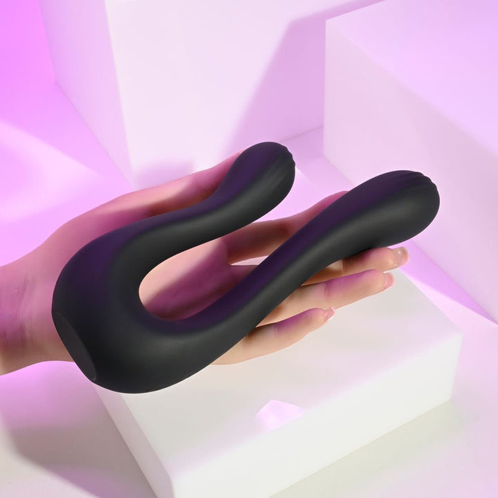 Playboy Pleasure The Swan - Dual Ended Vibrator - Black