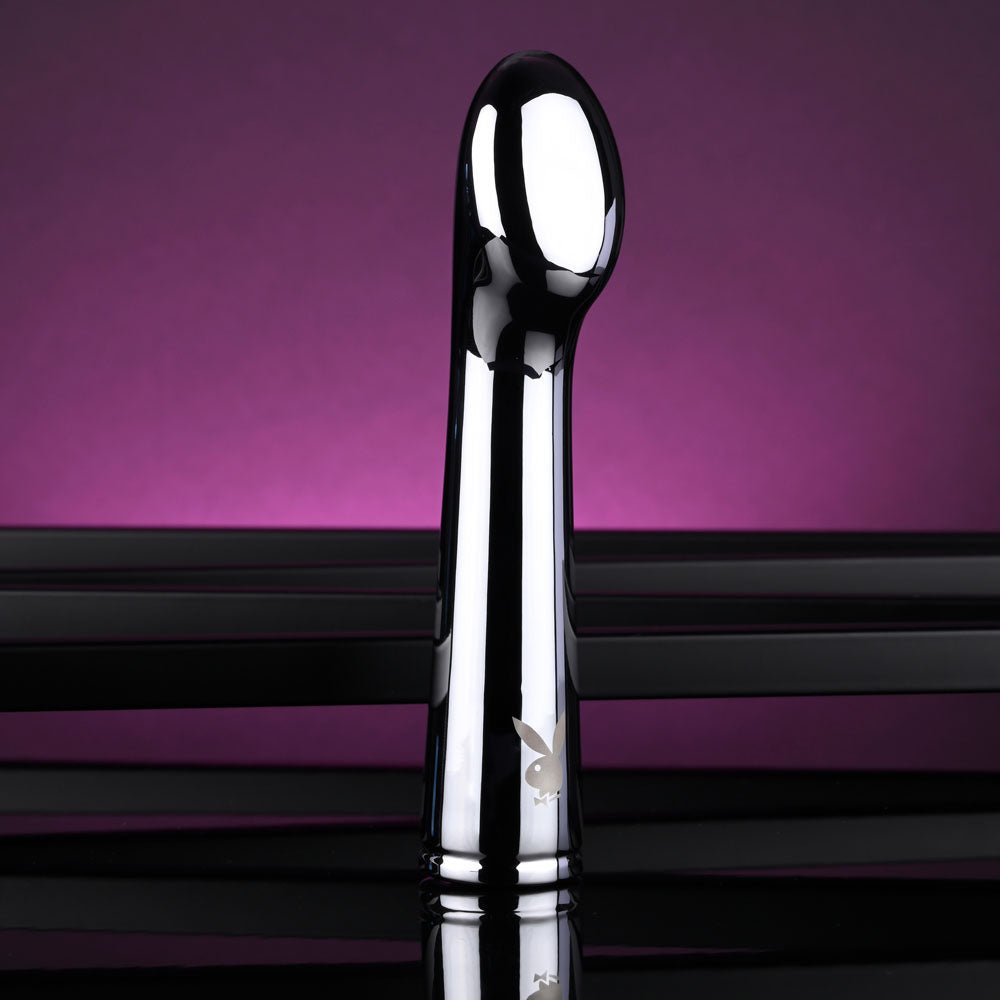 Playboy Pleasure Swoon Vibrator - Chrome