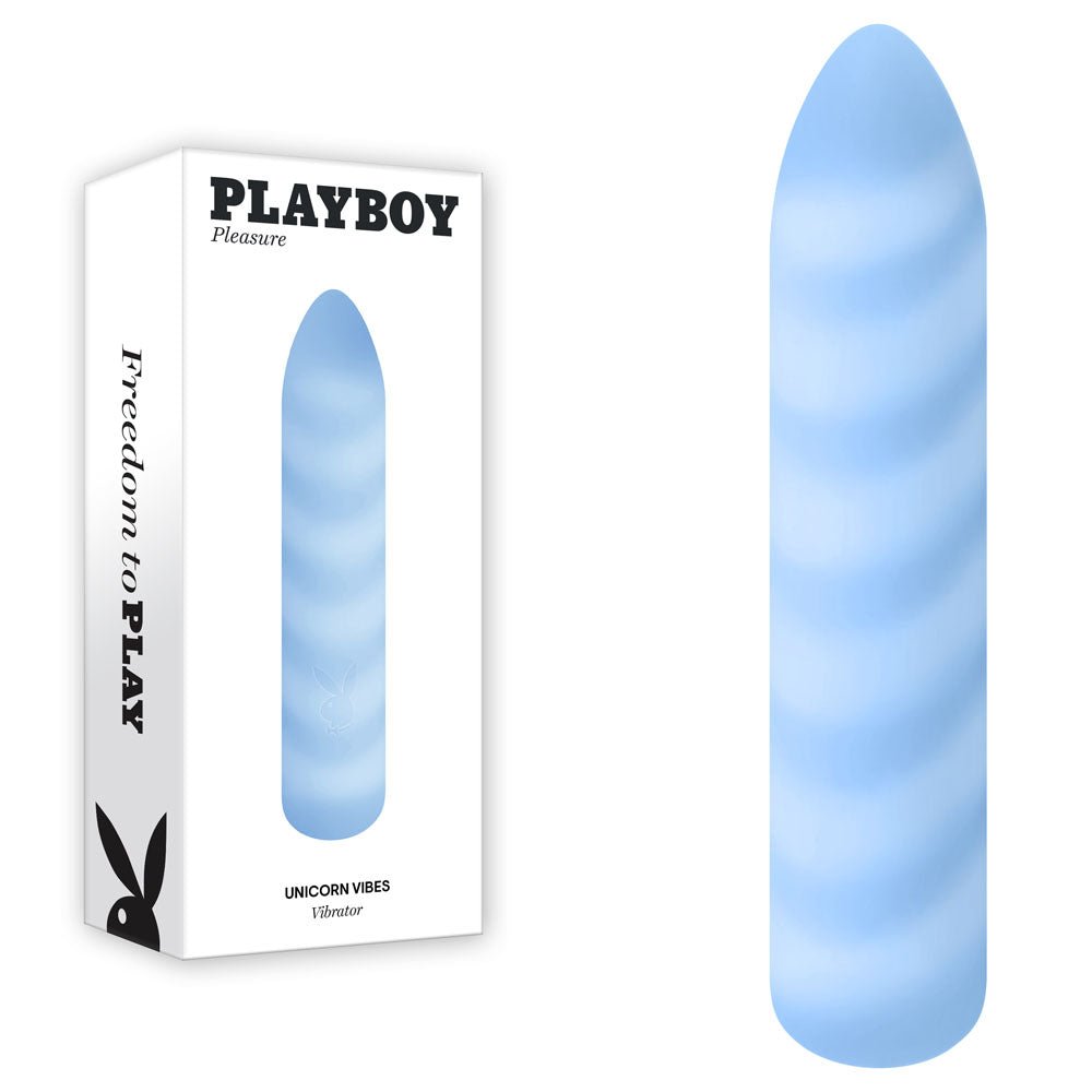 Playboy Pleasure Unicorn Vibes Bullet - Blue