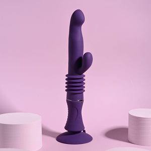 Playboy Pleasure Hoppy Ending Rabbit Vibrator - Purple