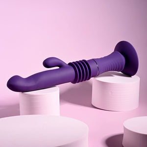 Playboy Pleasure Hoppy Ending Rabbit Vibrator - Purple