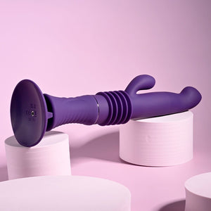 Playboy Pleasure Hoppy Ending Rabbit Vibrator - Purple