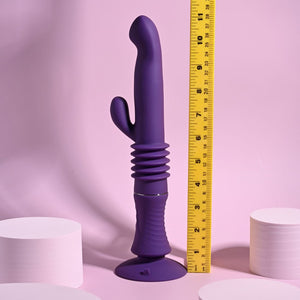 Playboy Pleasure Hoppy Ending Rabbit Vibrator - Purple