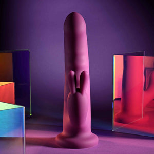 Playboy Pleasure Fluffle Rabbit Vibrator - Purple
