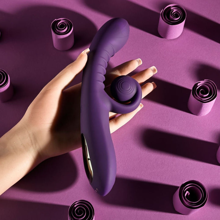 Playboy Curlicue - Rabbit Vibrator - Purple