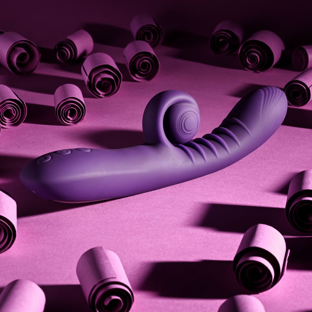 Playboy Curlicue - Rabbit Vibrator - Purple