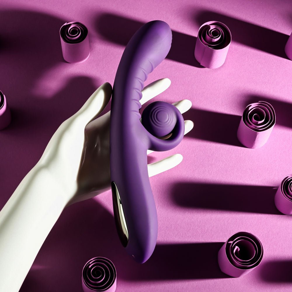 Playboy Curlicue - Rabbit Vibrator - Purple