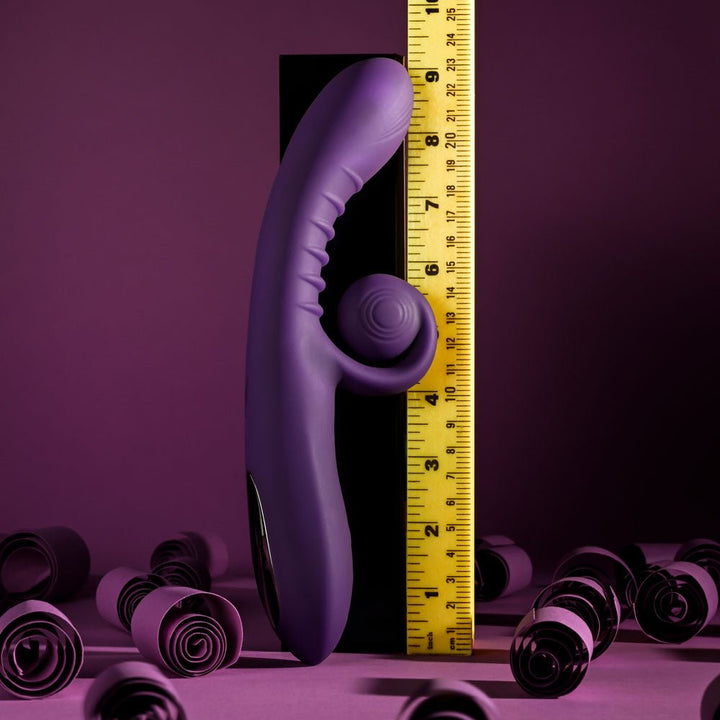 Playboy Curlicue - Rabbit Vibrator - Purple