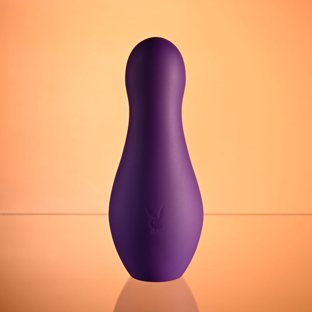 Playboy Pleasure The Jet Set - Vibrator With Charging Case - Purple