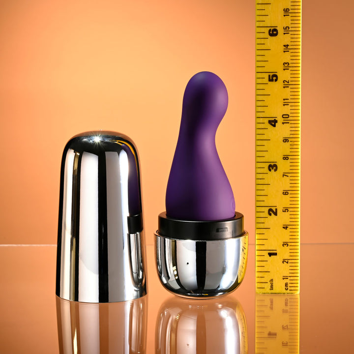 Playboy Pleasure The Jet Set - Vibrator With Charging Case - Purple