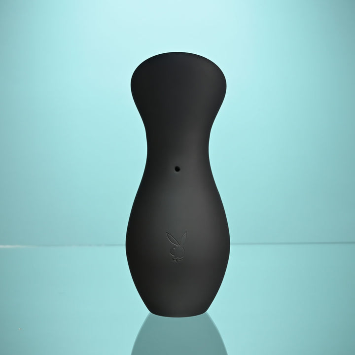 Playboy Pleasure The Jet - Sucker Clit Stimulator With Charging Case - Black