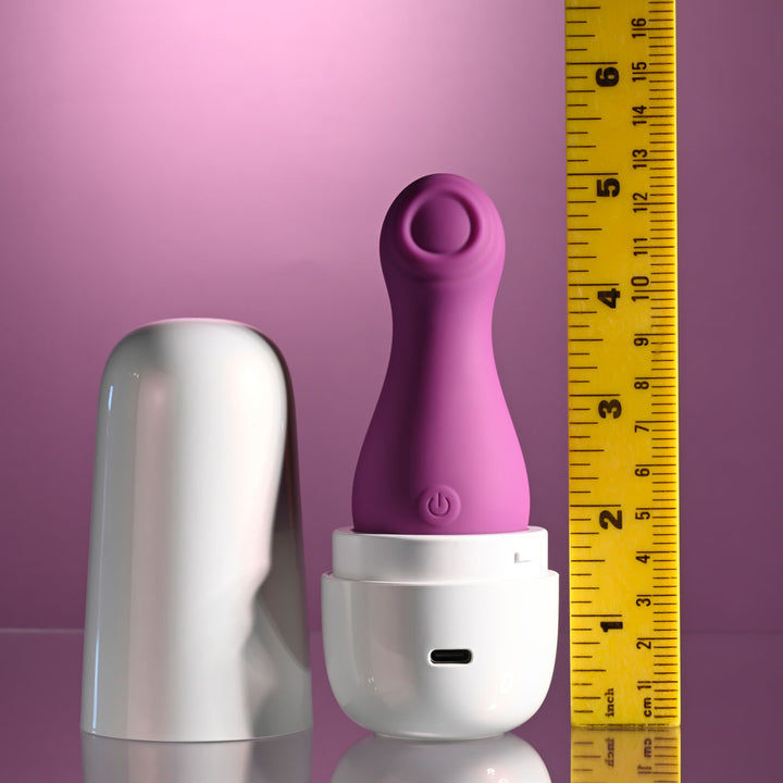 Playboy Pleasure The Jet Set - Tapping Stimulator With Charging Case