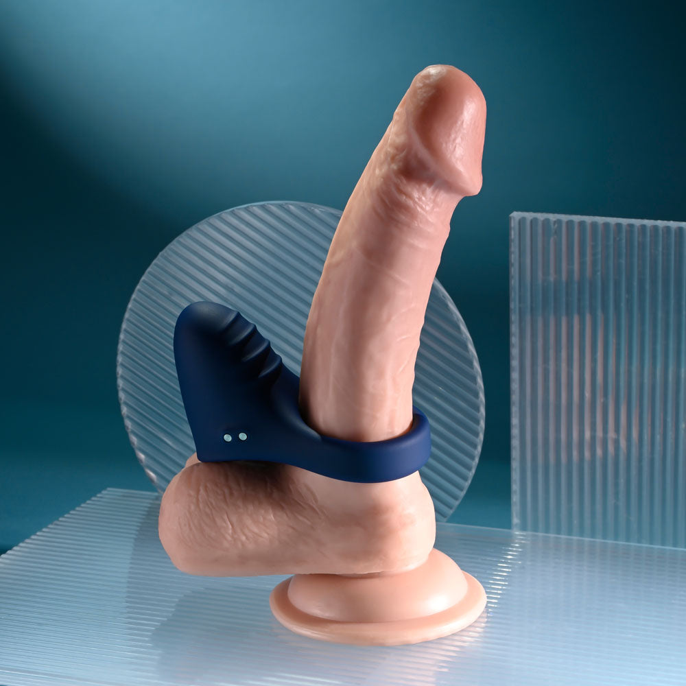 Playboy Pleasure Pleasure Point - Vibrating Cock Ring - Blue