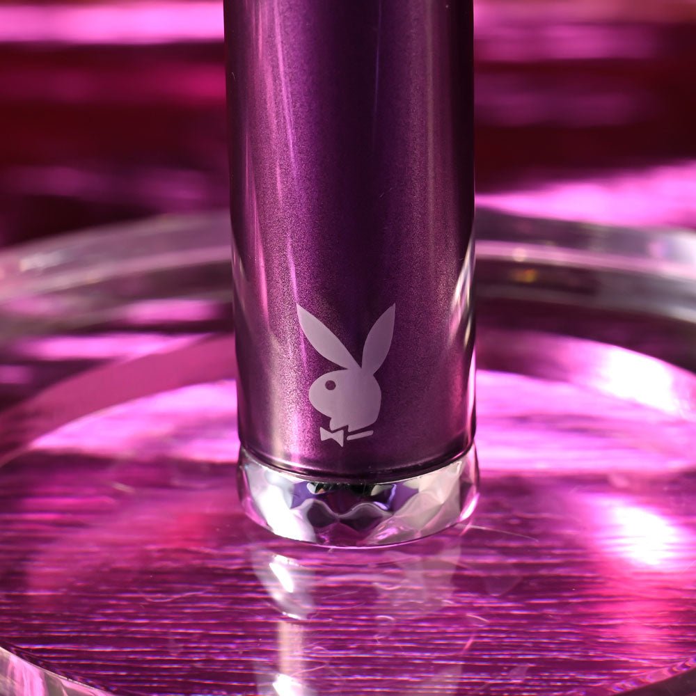 Playboy Pleasure Amethyst - Glass Tipped Mini Vibrator - Purple