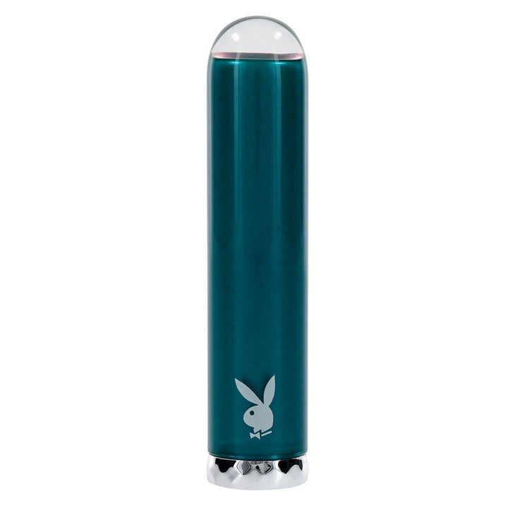 Playboy Pleasure Emerald - Glass Tipped Bullet - Blue