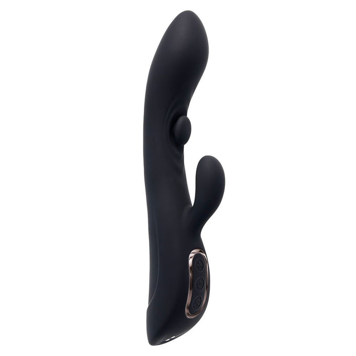 Playboy Pleasure That's The Spot - Rabbit Vibrator With G-Tapper - Black