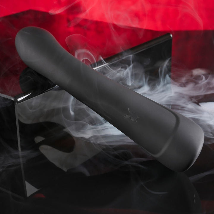 Playboy Pleasure That's The Spot - Rabbit Vibrator With G-Tapper - Black