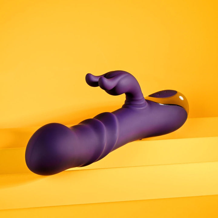 Playboy Pleasure Bunny Punch - Twirling Rabbit Vibrator - Purple