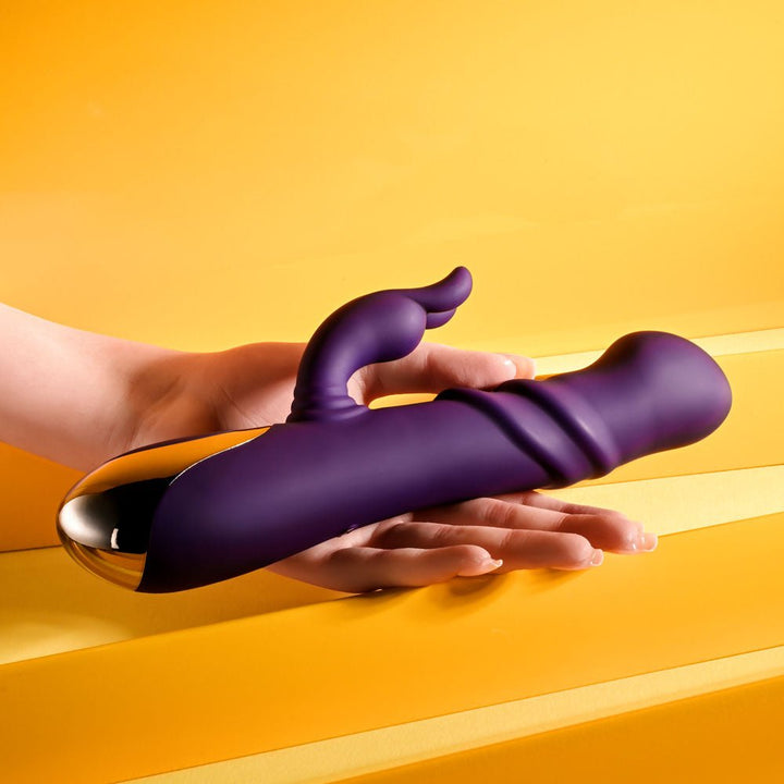Playboy Pleasure Bunny Punch - Twirling Rabbit Vibrator - Purple