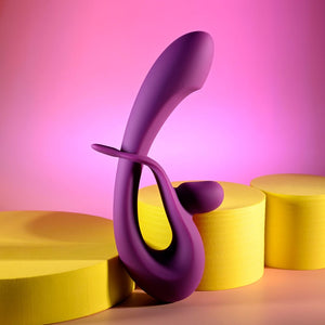 Playboy Pleasure Cha Cha Slide Rabbit Vibrator - Purple