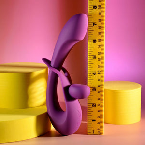 Playboy Pleasure Cha Cha Slide Rabbit Vibrator - Purple