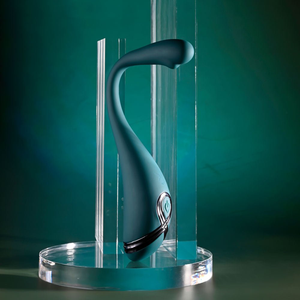 Playboy Pleasure Pinpoint Perfection - Poseable Vibrator - Green