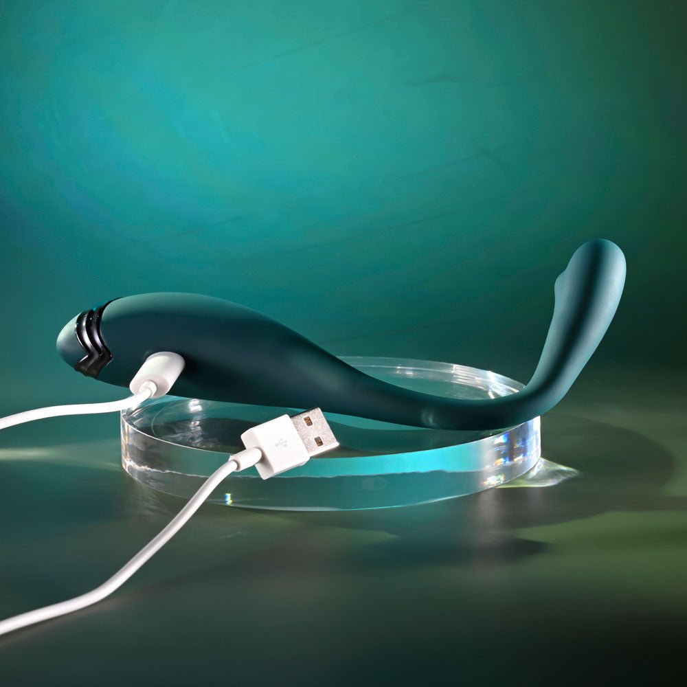 Playboy Pleasure Pinpoint Perfection - Poseable Vibrator - Green