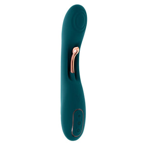 Playboy Pleasure Aurelie Vibrator with Internal Flicker - Green