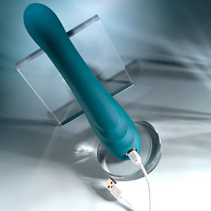 Playboy Pleasure Aurelie Vibrator with Internal Flicker - Green