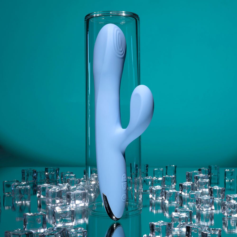 Playboy Pleasure Up & Away Rabbit Vibrator - Blue