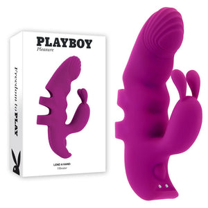 Playboy Pleasure Lend A Hand Finger Vibrator - Purple